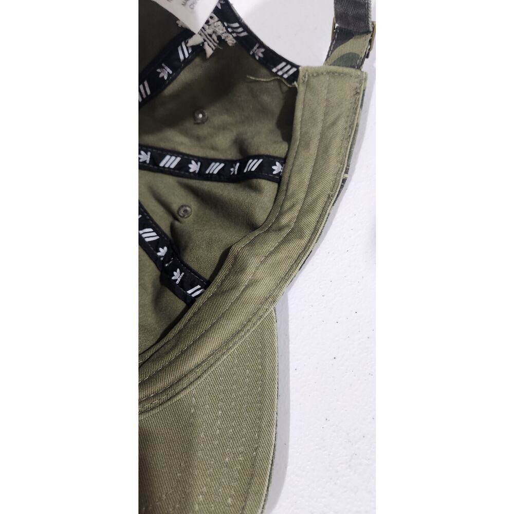 Adidas Originals Forest Camouflage Embroidered Trefoil Logo Hat Size OSFM - Picture 10 of 12